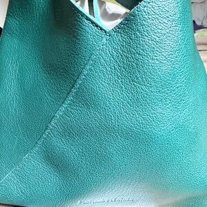 Portland Leather Sea Glass Naomi Shoulder Bag
